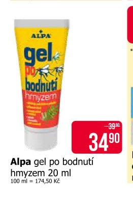 Alpa gel po bodnutí hmyzem 20 ml