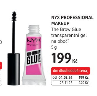 NYX PROFESSIONAL MAKEUP The Brow Glue transparentní gel na obočí