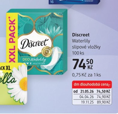 Discreet Waterlily slipové vložky