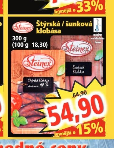 Steinex Štýrská / šunková klobása