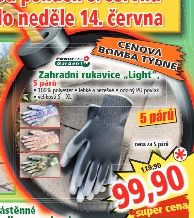 Zahradní rukavice Light