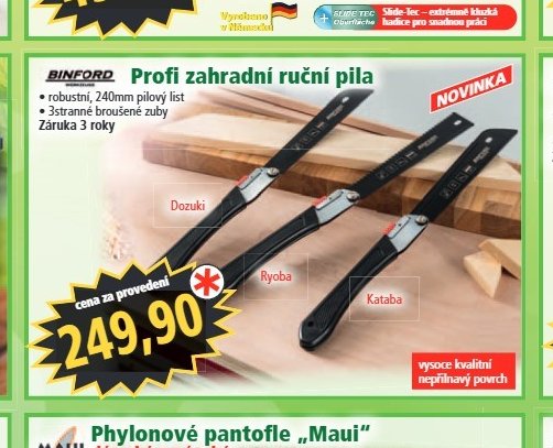 Profi zahradní ruční pila