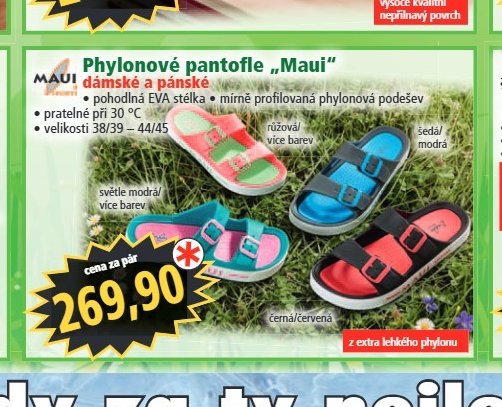 Phylonové pantofle Maui