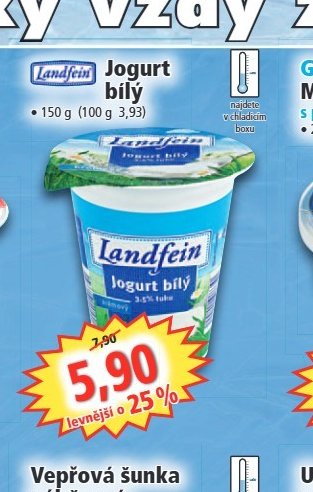 Landfein Jogurt bílý