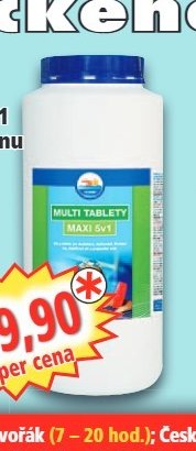 Tablety Multi Maxi 5v1 do bazénu