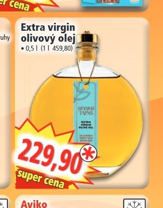Extra virgin olivový olej