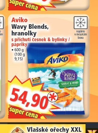 Aviko Wavy Blends, hranolky