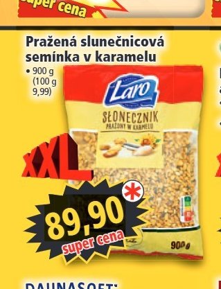 Pražená slunečnicová semínka v karamelu
