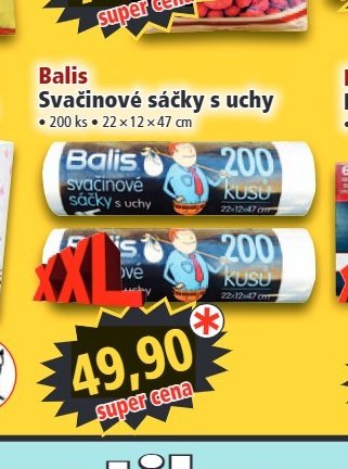 Balis Svačinové sáčky s uchy