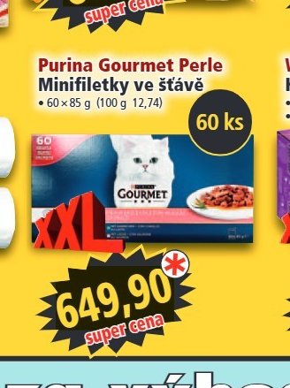 Purina Gourmet Perle Minifiletky ve šťávě