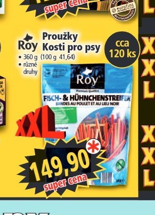 Proužky Roy Kosti pro psy