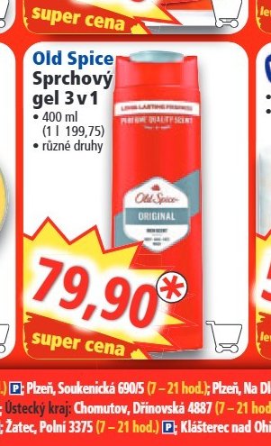Old Spice Sprchový gel 3v1