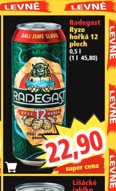 Radegast hořká 12 plech