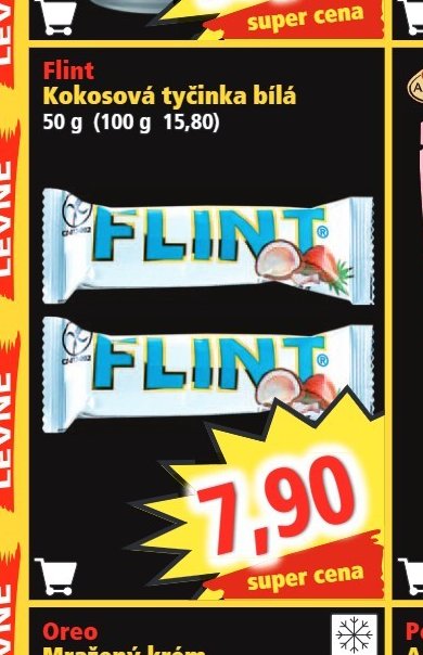Flint Kokosová tyčinka bílá