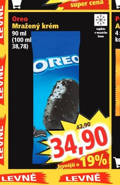 Oreo Mražený krém