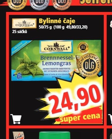 Bylinné čaje Cornwall