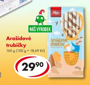 Arašídové trubičky