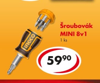 Šroubovák MINI 8v1