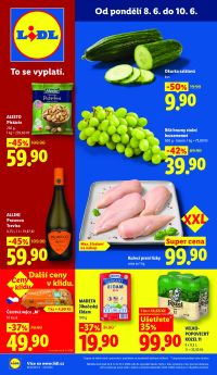 akční leták Lidl 8.6.2026-10.6.2026