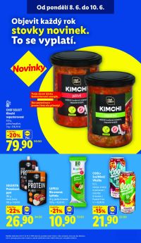 akční leták Lidl 8.6.2026-10.6.2026