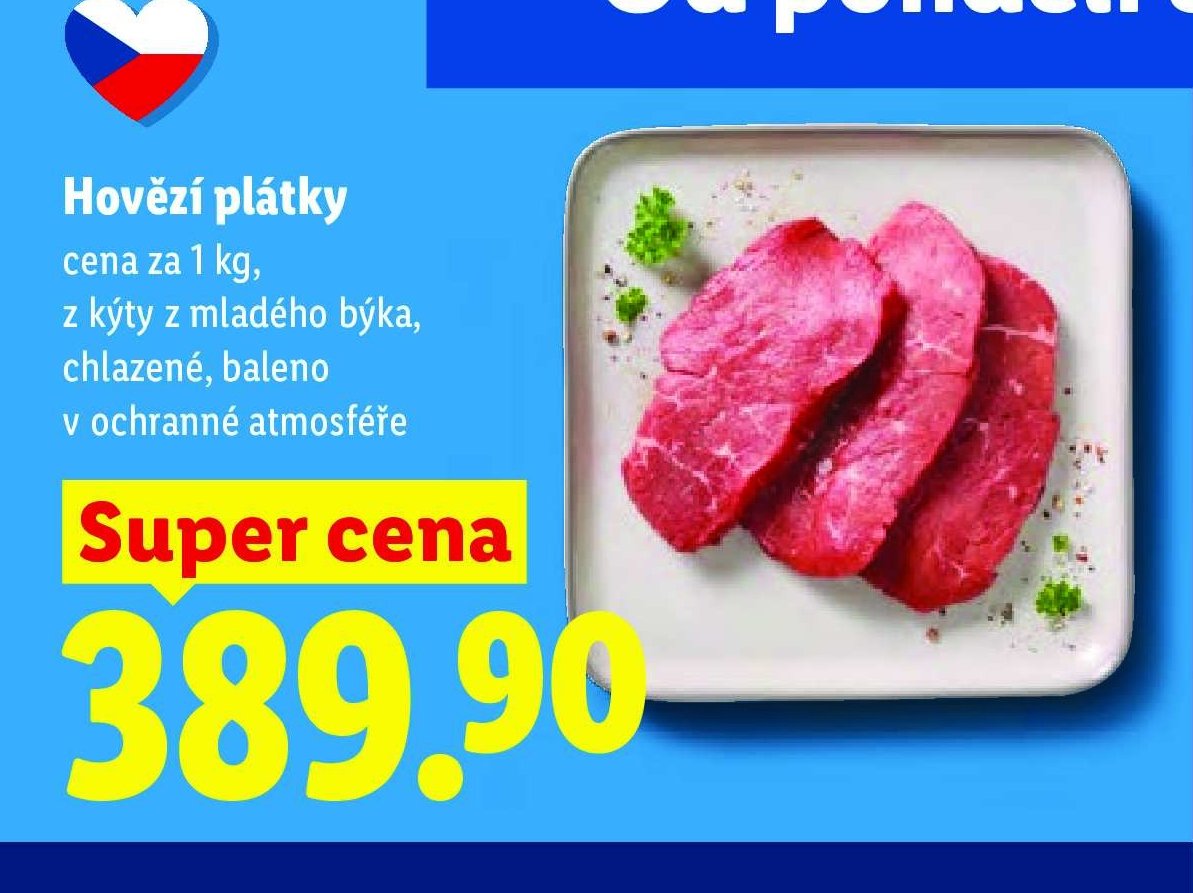 Hovězí plátky
