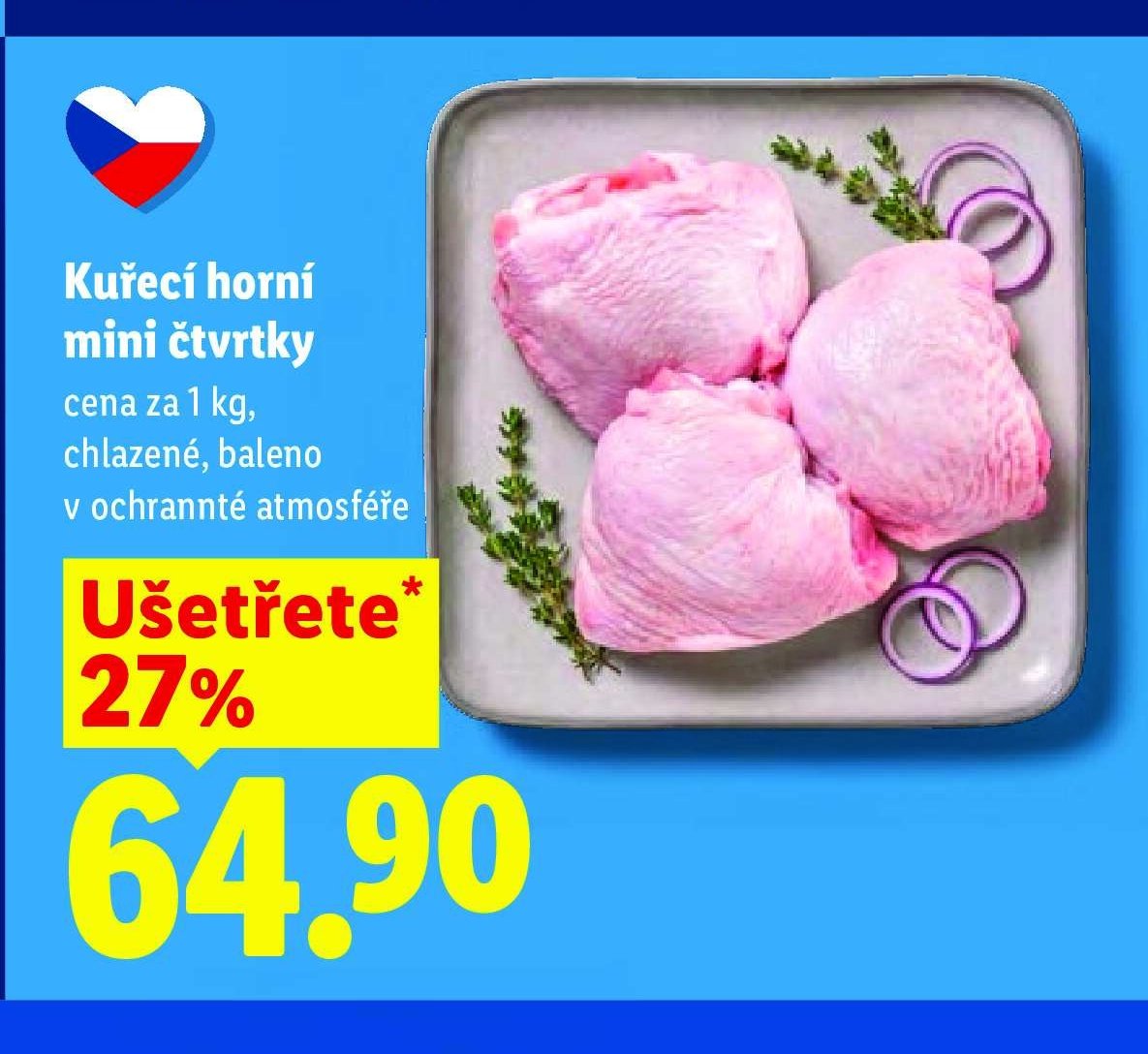 Kuřecí horní mini čtvrtky