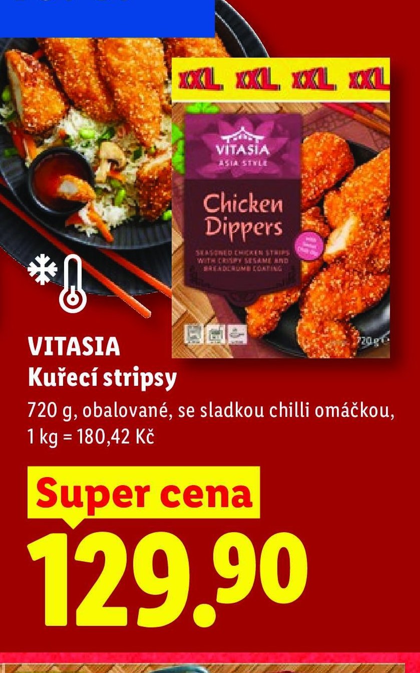 VITASIA Kuřecí stripsy