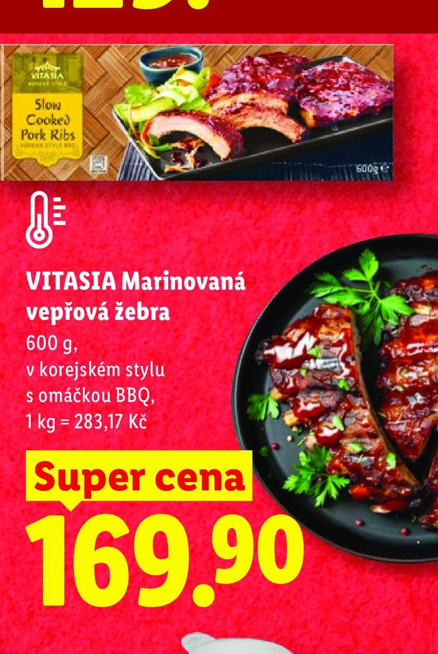 VITASIA Marinovaná vepřová žebra