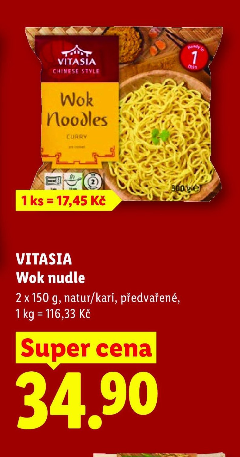 VITASIA Wok nudle 2 x 150 g