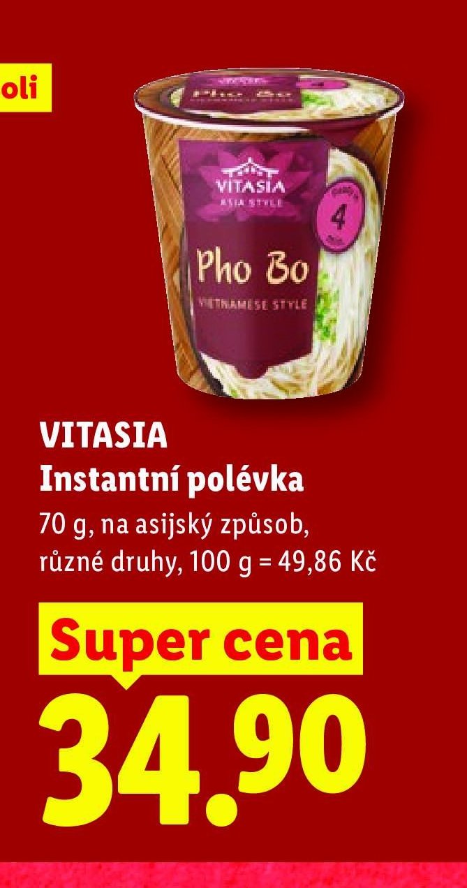 VITASIA Instantní polévka 70 g