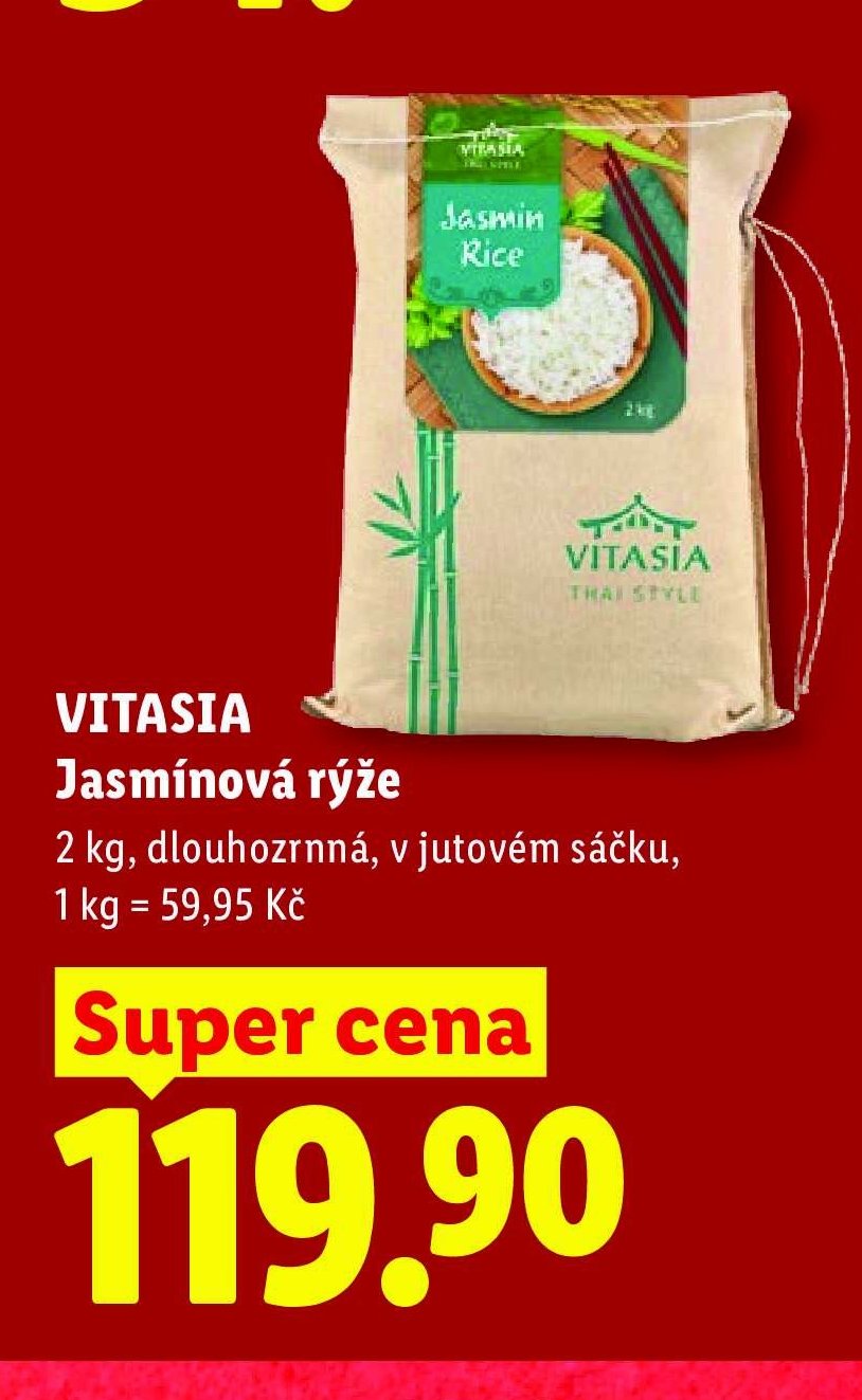 VITASIA Jasmínová rýže 2 kg