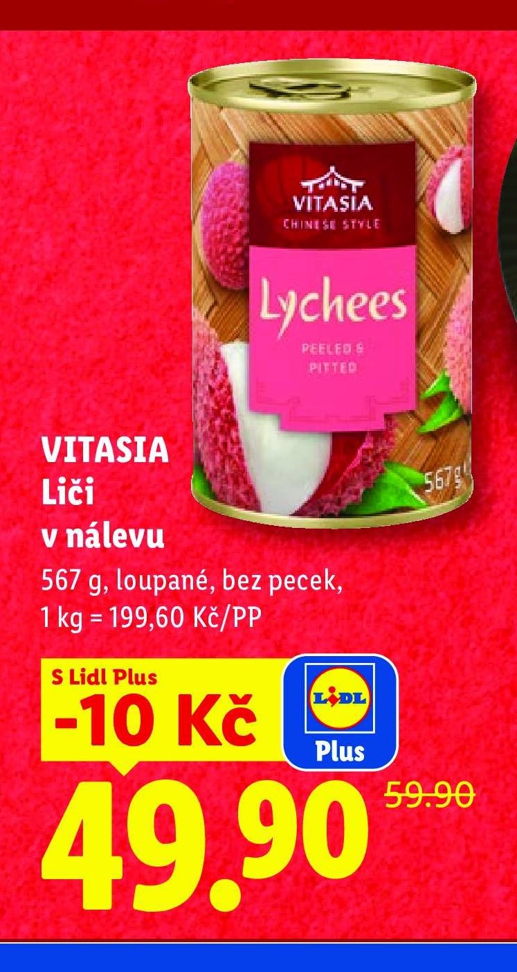 VITASIA Liči v nálevu