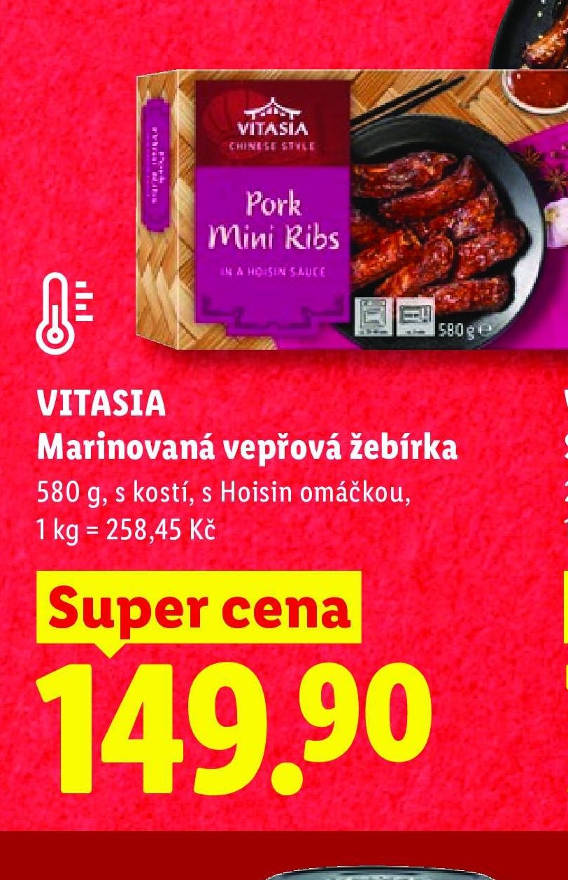 VITASIA Marinovaná vepřová žebírka
