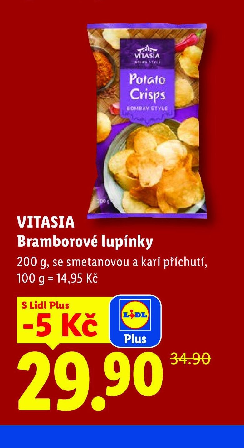 VITASIA Bramborové lupínky