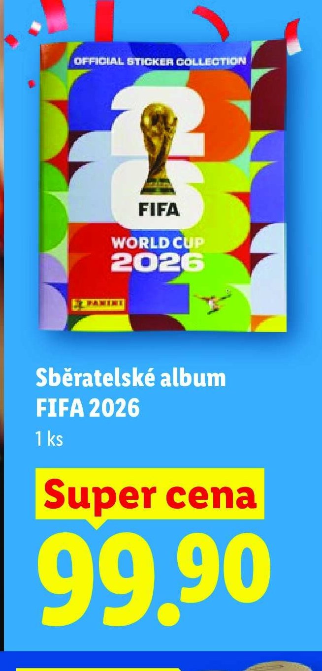 Sběratelské album FIFA 2026