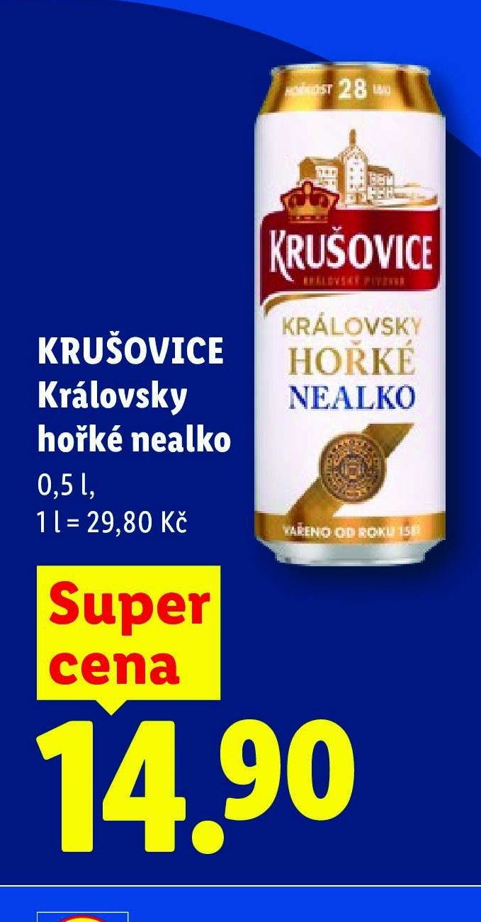 KRUŠOVICE Královsky hořké nealko