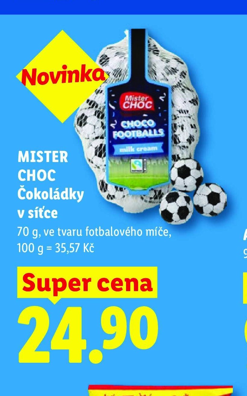 MISTER CHOC Čokoládky v síťce