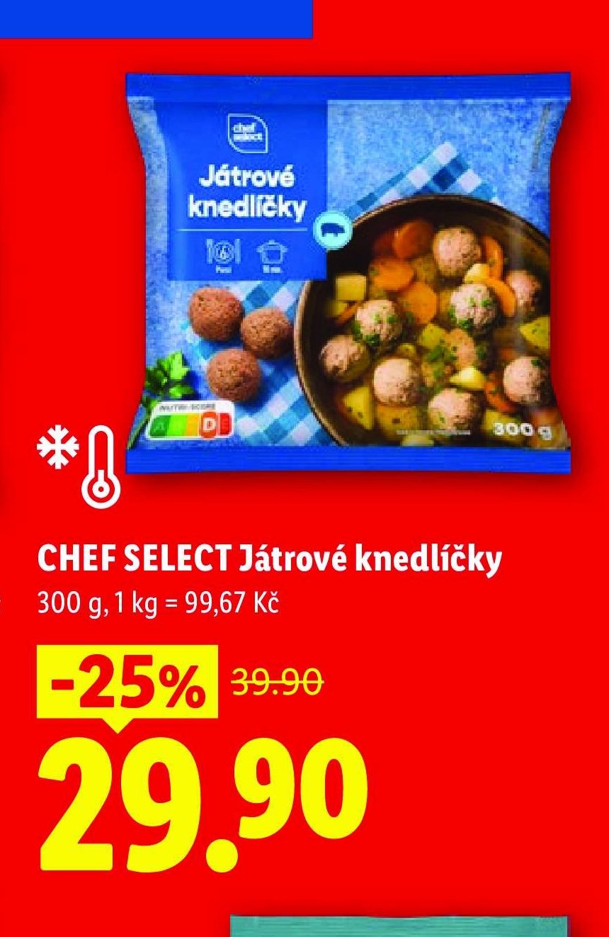 CHEF SELECT Játrové knedlíčky