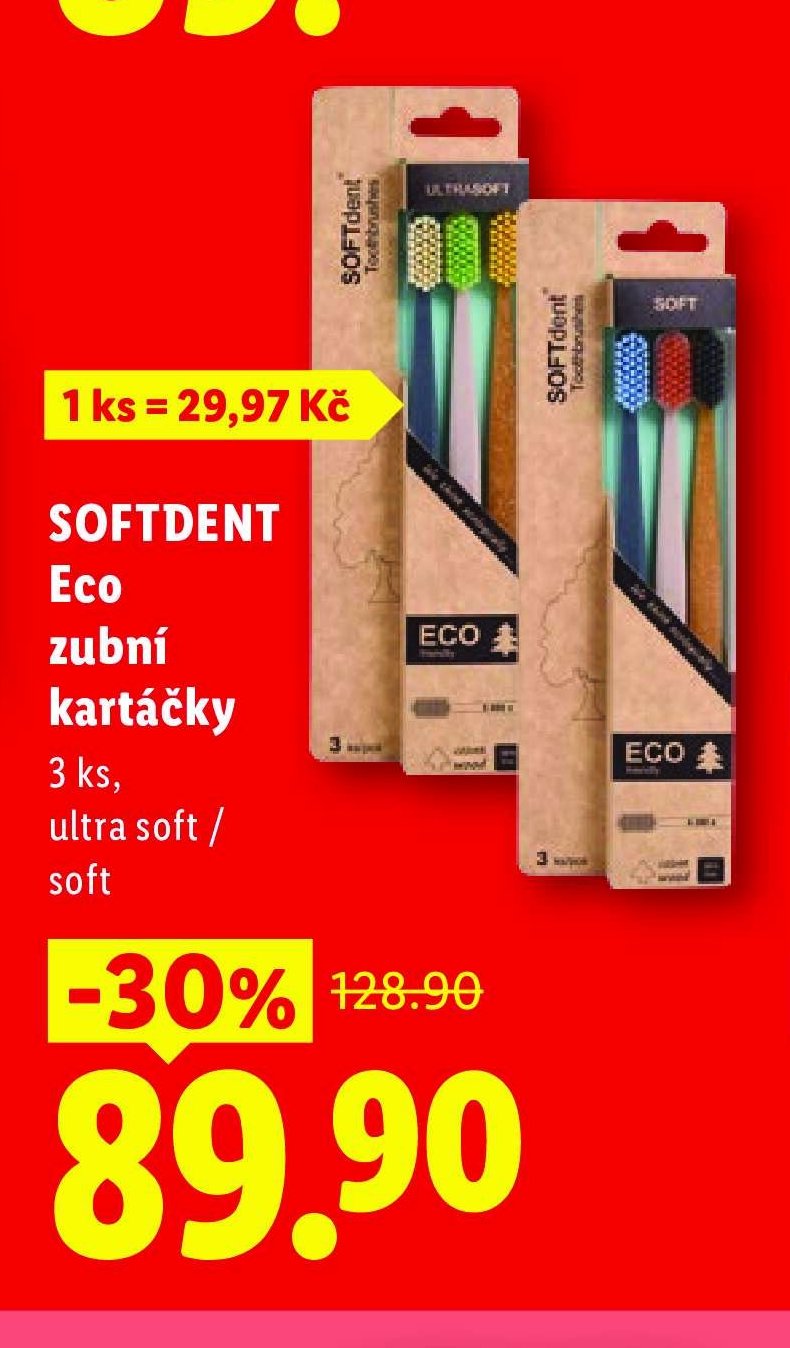 SOFTDENT Eco zubní kartáčky