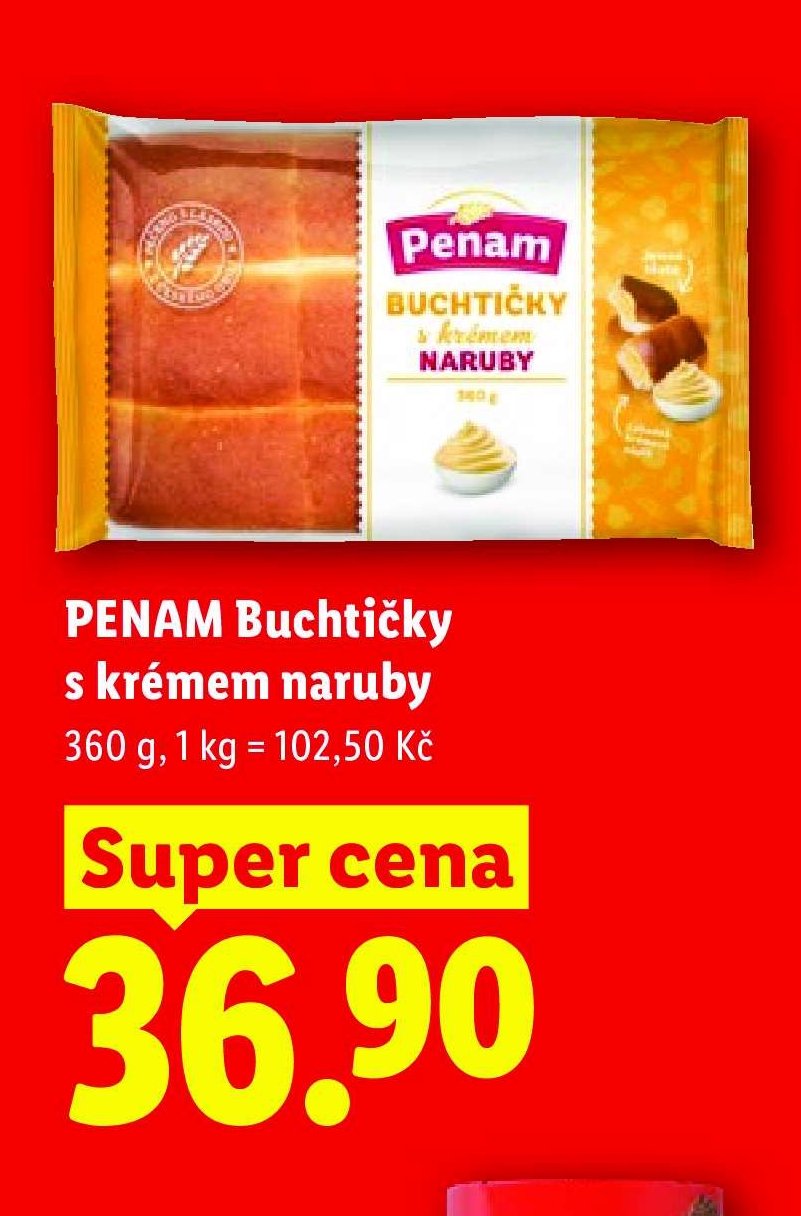 PENAM Buchtičky s krémem naruby