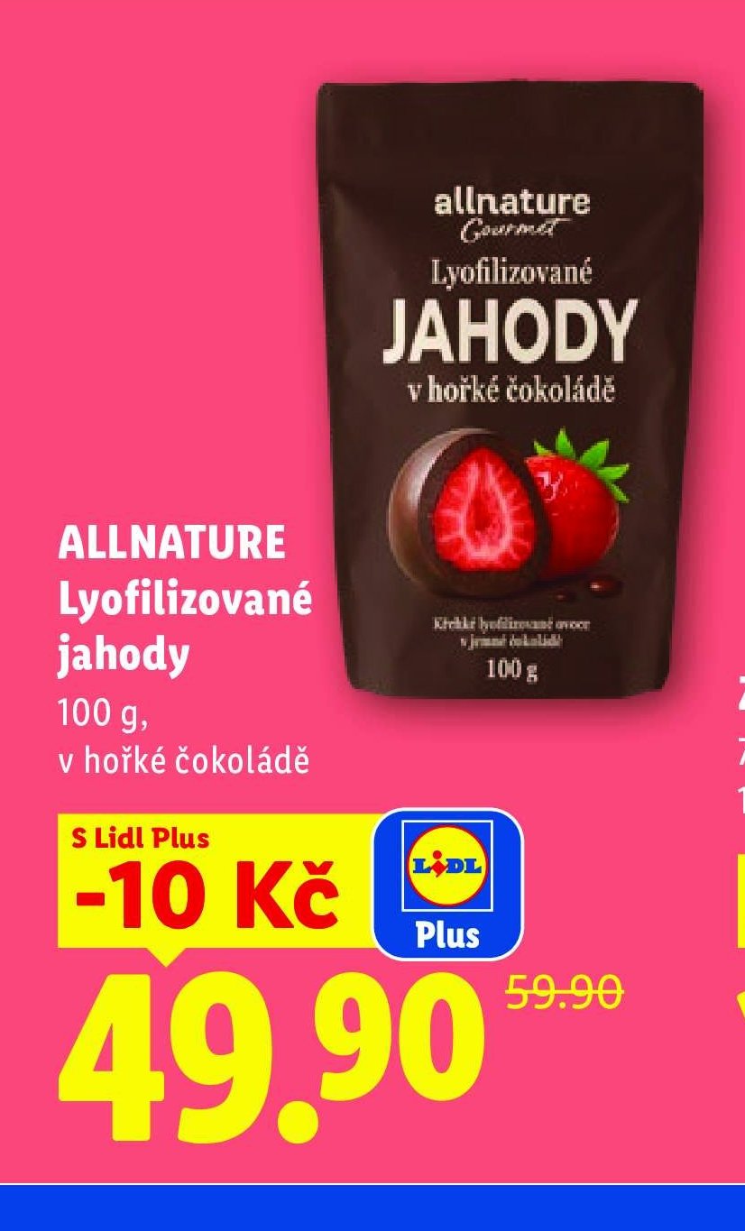 ALLNATURE Lyofilizované jahody