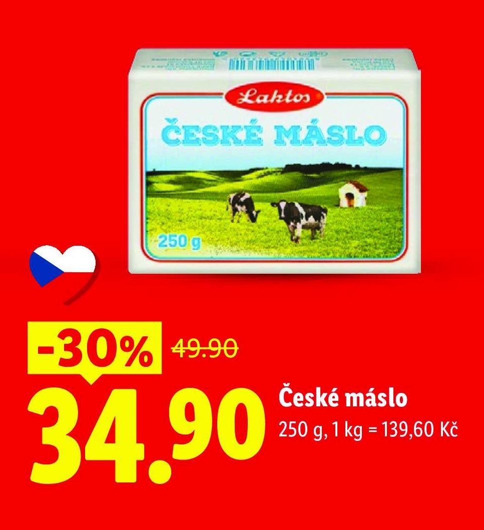 České máslo