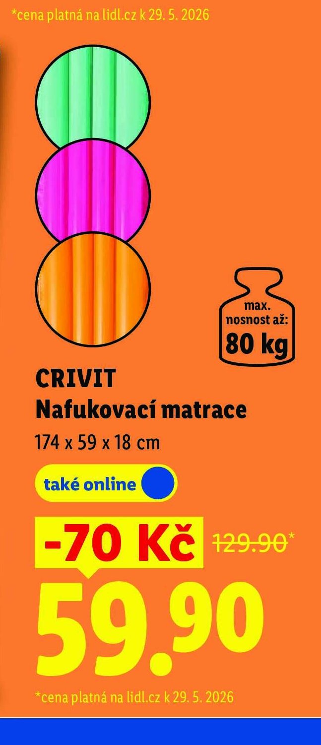 CRIVIT Nafukovací matrace