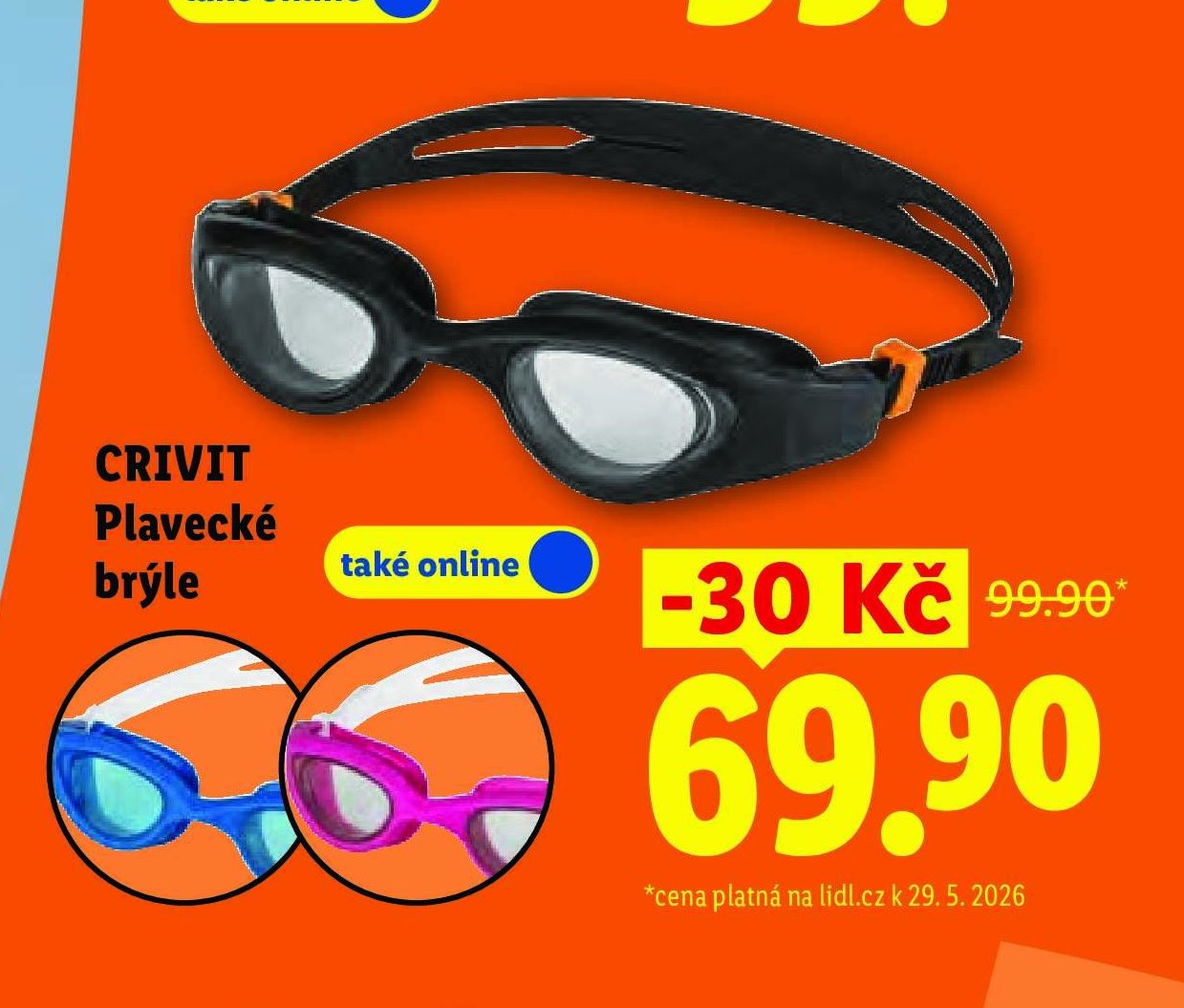 CRIVIT Plavecké brýle