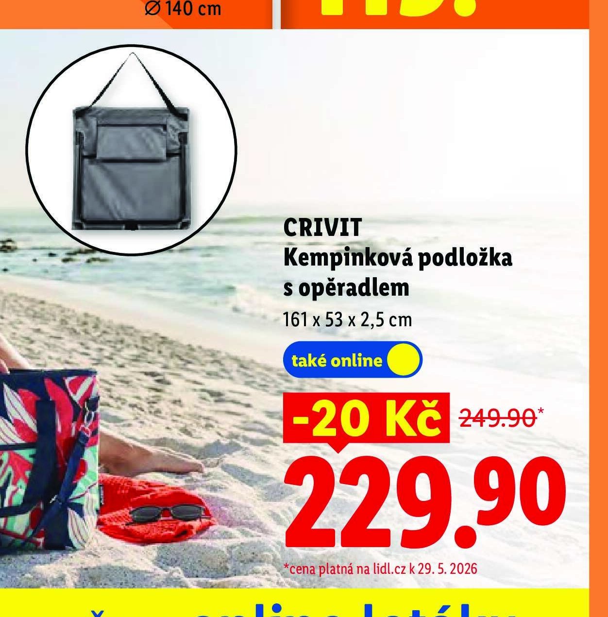 CRIVIT Kempinková podložka s opěradlem
