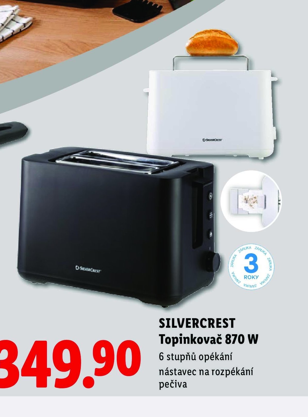 SILVERCREST Topinkovač 870 W