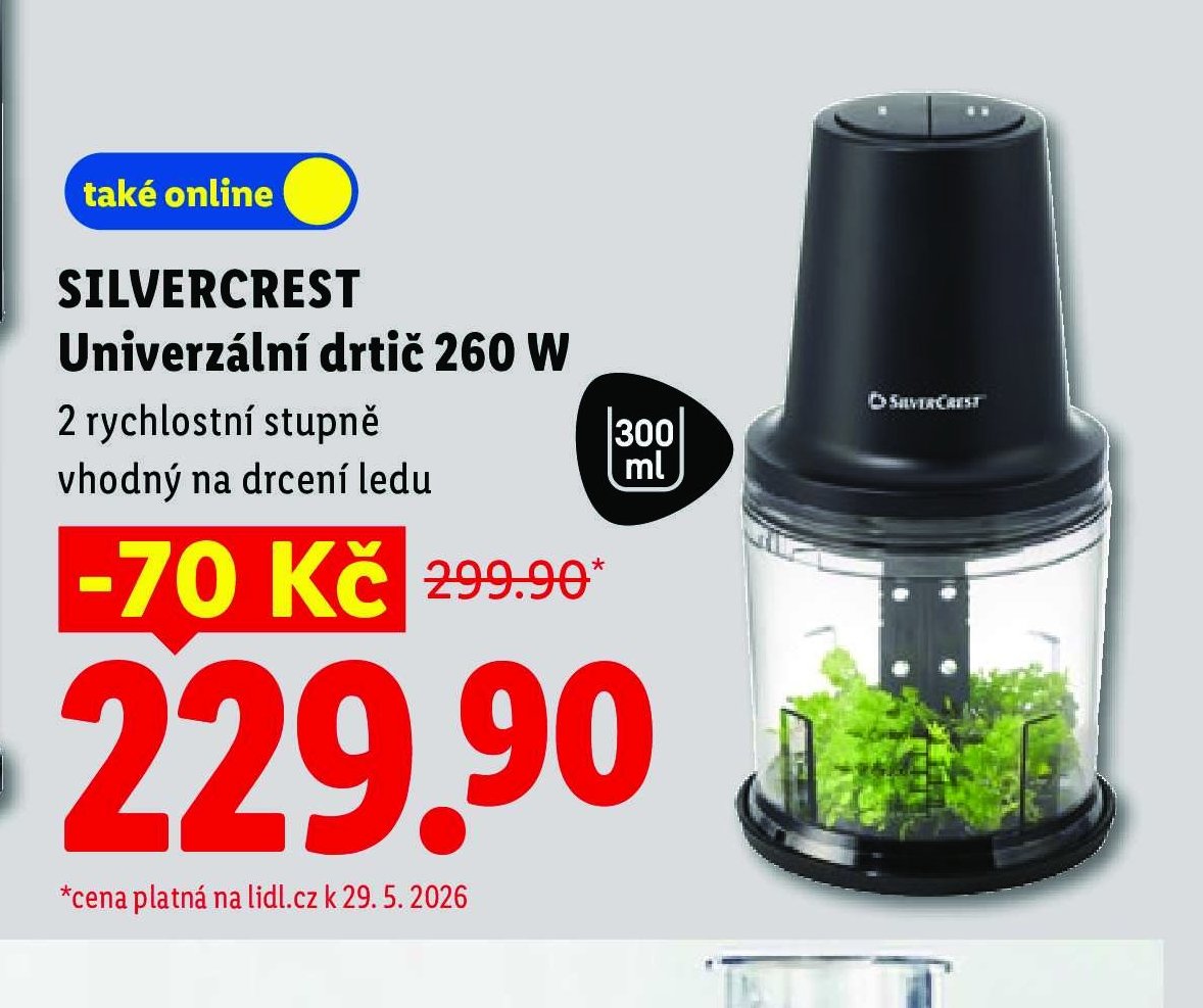 SILVERCREST Univerzální drtič 260 W