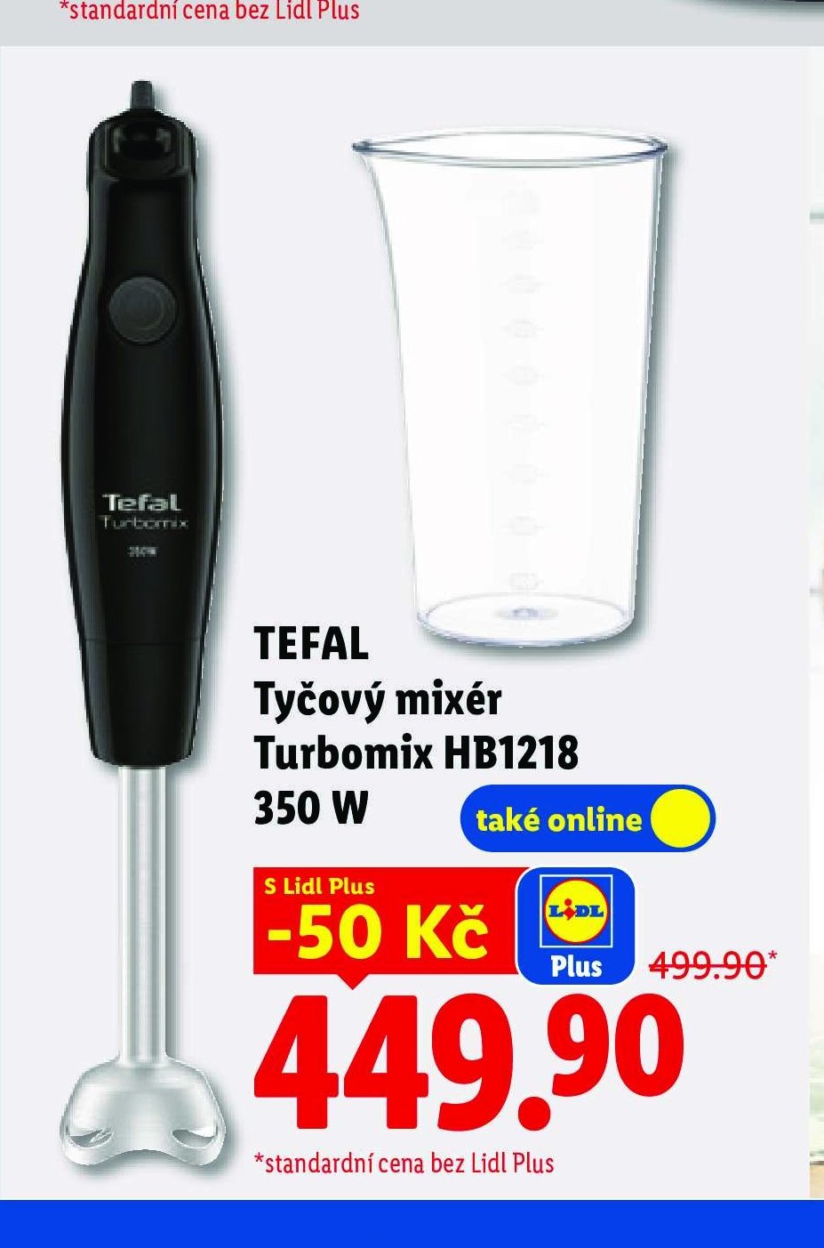 TEFAL Tyčový mixér Turbomix HB1218 350 W