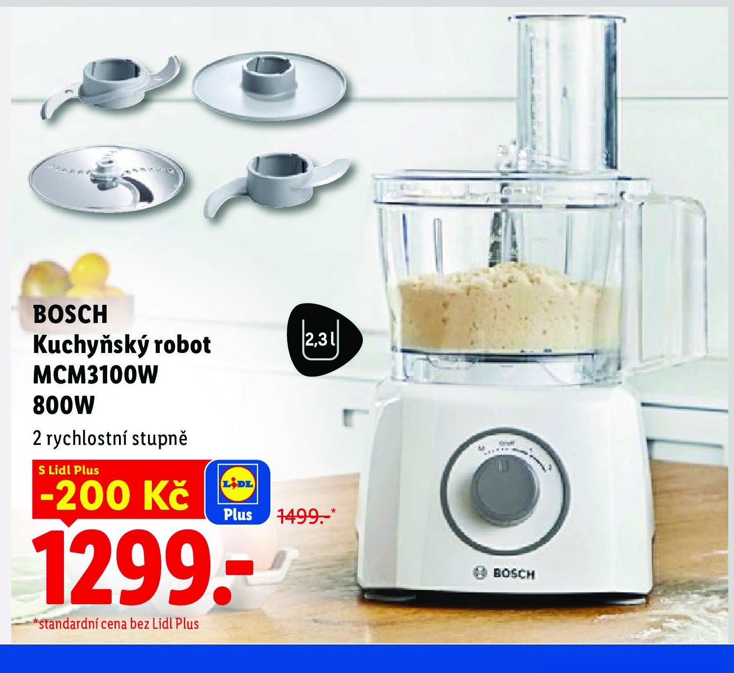 BOSCH Kuchyňský robot MCM3100W 800W