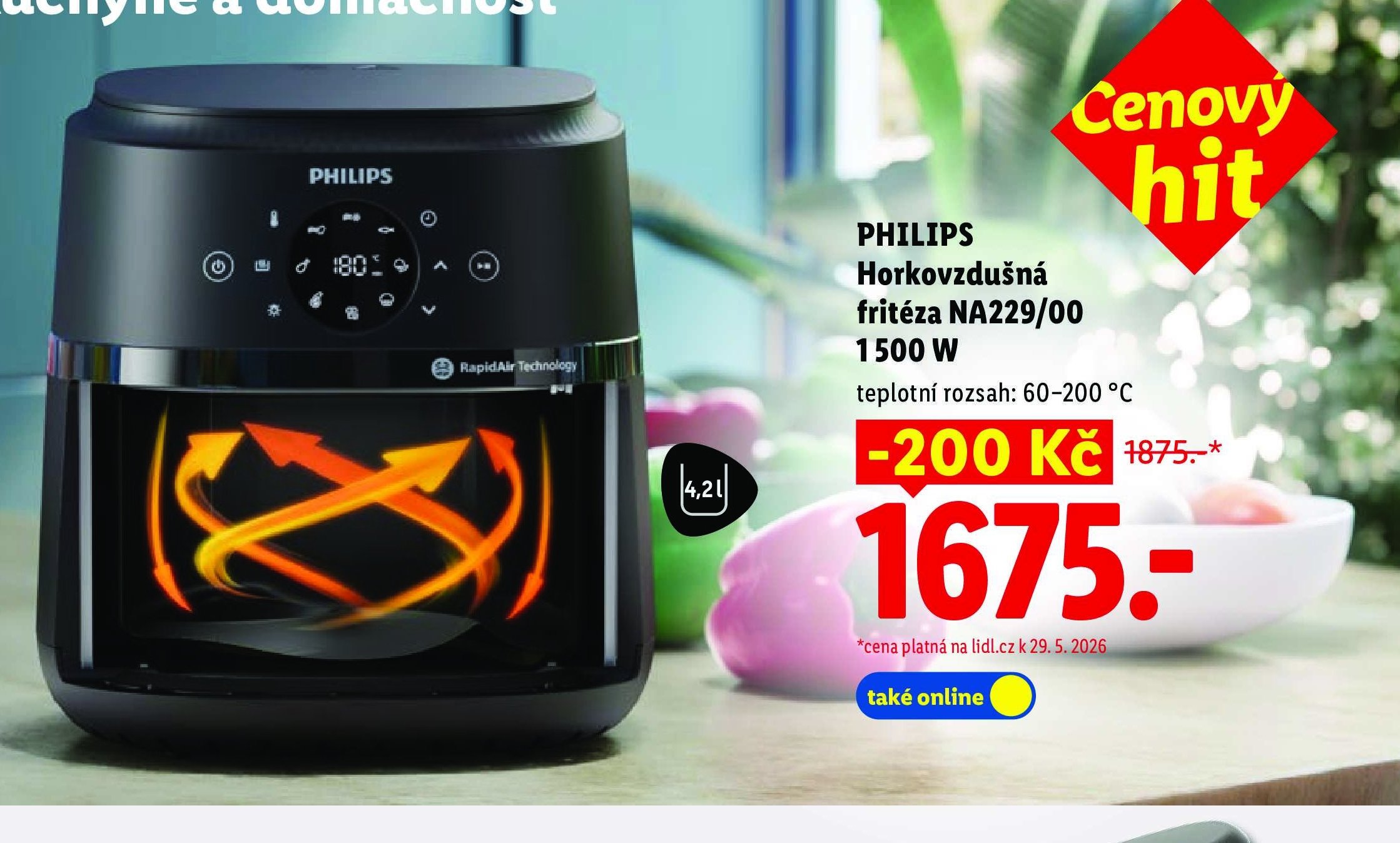 PHILIPS Horkovzdušná fritéza NA229/00
